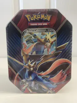 Pokemon Legends of Galar Zamazenta V Tin Factory Sealed x 2 Tins - Image 1