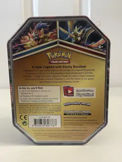 Pokemon Legends of Galar Zamazenta V Tin Factory Sealed x 2 Tins - Image 2