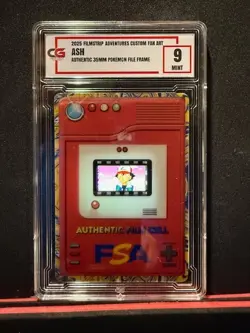 🔥ASH 35MM RARE FILM FRAME CELL FROM POKEMON THE MOVIE 2000 CG 9 - Image 1