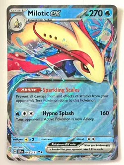 Milotic ex 042/191 Double Rare Surging Sparks Pokemon - Pack Fresh Near Mint NM - Image 1