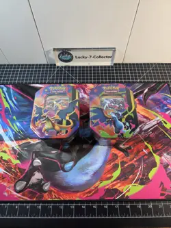 2x Pokemon TCG Mega Charizard X + Y ex Tin Bundle factory Sealed New - Image 1