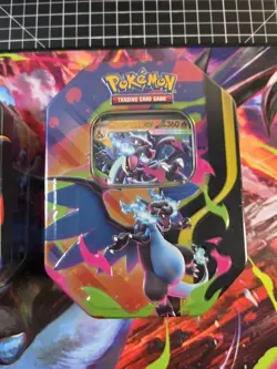2x Pokemon TCG Mega Charizard X + Y ex Tin Bundle factory Sealed New - Image 3