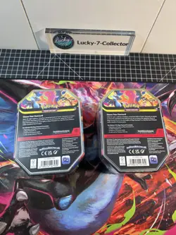 2x Pokemon TCG Mega Charizard X + Y ex Tin Bundle factory Sealed New - Image 5