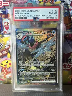 Pokemon Greninja Black Star Promo 132 PSA 8 Special Collection Box - Image 1