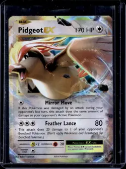 Pidgeot EX 64/108 Ultra Rare XY Evolutions Pokemon TCG - Pack Fresh Near Mint NM - Image 1
