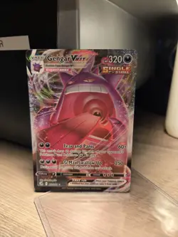 Pokemon TCG Gengar VMAX 157/264 Swsh08: Fusion Strike Holo English NM - Image 1