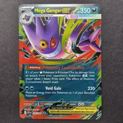 Mega Gengar ex 056/094 - ME02 Phantasmal Flames - Double Rare Pokemon English - Image 1