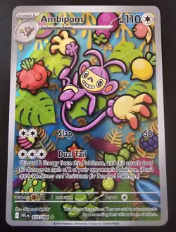 Pokemon Phantasmal Flames Ambipom 107/094 Illustration Rare NM PACK FRESH - Image 1