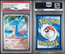 Pokemon Destined Rivals Misty’s Lapras IR 194/182 PSA 9 - Image 3