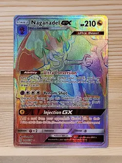 Naganadel GX 249/236 Secret Rare Rainbow Pokemon 2019 Unified Minds - Image 2
