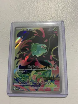 Pokemon Bulbasaur 133/132 Me01: Mega Evolution Illustration Rare Holo Basic - Image 1