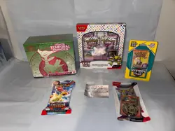 Pokemon TCG Scarlet & Violet 151 Alakazam ex Collection Box + Sealed Lot - Image 1