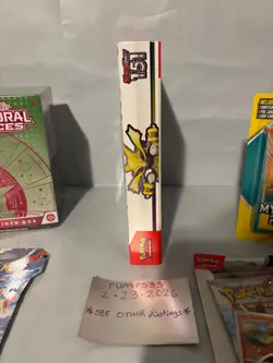 Pokemon TCG Scarlet & Violet 151 Alakazam ex Collection Box + Sealed Lot - Image 5