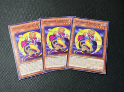 Yugioh Asian English DUAD-AE005 Lunalight Gold Leo x3 Common Playset - Image 1