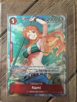 One Piece CCG OP01-016 Nami Alt Art - Image 1