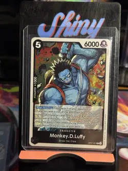 MONKEY D LUFFY RARE HOLO FOIL Op07-091 R One Piece 500 Years in Future TCG CCG - Image 1