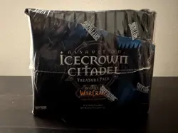 WoW TCG Assault on Icecrown Citadel Sealed Treasure Pack Box - DAMAGED - SEE PIC 815442010766 - Image 2