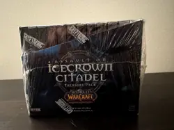 WoW TCG Assault on Icecrown Citadel Sealed Treasure Pack Box - DAMAGED - SEE PIC 815442010766 - Image 3