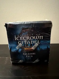 WoW TCG Assault on Icecrown Citadel Sealed Treasure Pack Box - DAMAGED - SEE PIC 815442010766 - Image 5