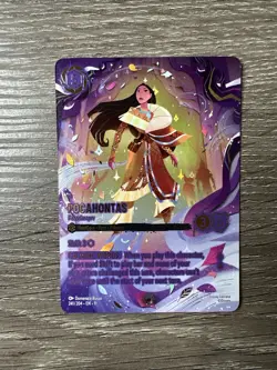 Disney Lorcana - Pocahontas - Peacekeeper - Winterspell - ICONIC - 241/204 - Image 1