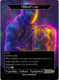 Mithril Coat - Full Art Altered Art Custom Proxy Cards - Image 1