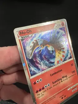 Pokemon Ho-Oh Shiny Holo Call of Legends SL5 Basic 2011 English Card Great Shape - Image 4