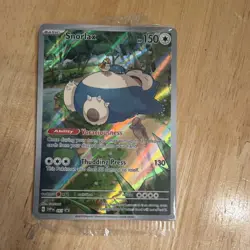 Pokemon Snorlax Holo Promo Scarlet & Violet 051 Card 150 HP Thudding Press - Image 1