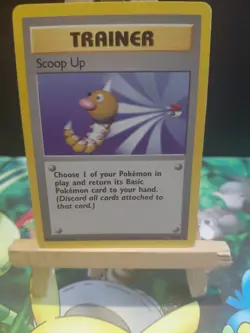 Pokemon Scoop Up Trainer Card TCG Base Set 78/102 Rare WOTC 1999 LP Vintage - Image 1