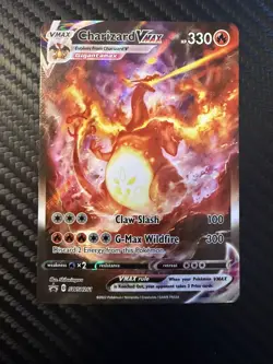 Pokemon TCG Charizard VMAX SWSH261 Sword & Shield Promo Holo Card NM Condition - Image 1