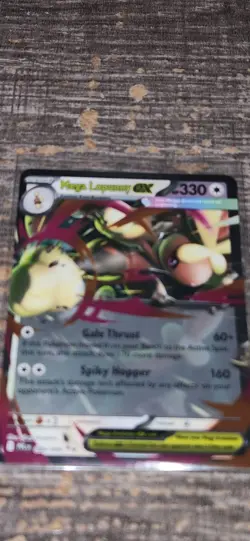 Pokemon Card Mega Lopunny EX 084/094 Me02: Phantasmal Flames Holo - Image 3