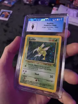 CGC 9 Scyther 1999 Jungle Set 10/64 Holo Rare Pokemon Card Mint - Image 3