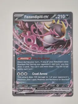 Fezandipiti ex (038/064) Pokemon Scarlet & Violet: Shrouded Fable Pokemon Card - Image 2