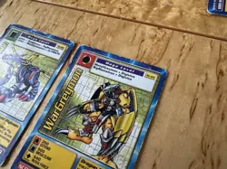 Digimon ST-84 WarGreymon & ST-85 MetalGarurumon Swedish Promo Card Rare HP - Image 3