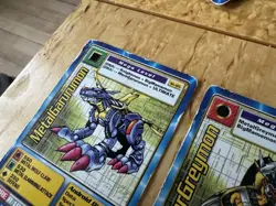 Digimon ST-84 WarGreymon & ST-85 MetalGarurumon Swedish Promo Card Rare HP - Image 5