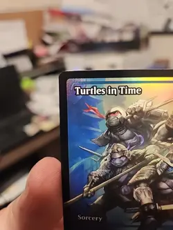 Turtles In Time Showcase Foil MTG TMNT - Image 3