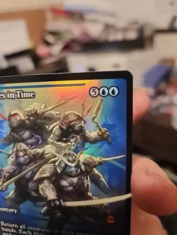 Turtles In Time Showcase Foil MTG TMNT - Image 4