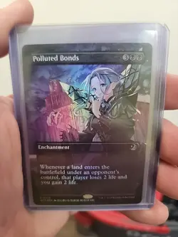Polluted Bonds (Anime Borderless) Wilds of Eldraine: Enchanting Tales Foil - Image 1