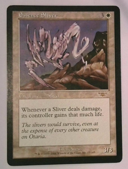 MTG Essence Sliver - Legions #13/145 - Rare Sliver Tribal - SP - Image 1