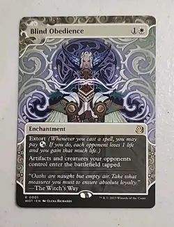 Blind Obedience Wilds of Eldraine: Enchanting Tales Regular MTG - Image 1