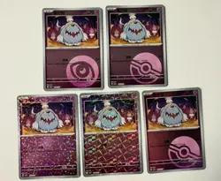 Greavard Gem Pack Vol. 3 S-Chinese 5 Card Lot Pokemon TCG Cards Rotary/Star+ - Image 1