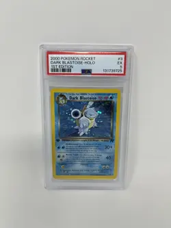 2000 POKEMON TEAM ROCKET IST EDITION #3 DARK BLASTOISE HOLO PSA 5 EX - Image 1