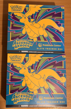 2x Pokemon TCG Mega Evolution-Ascended Heroes Pokemon Center ETB NEW - IN HAND ✅ - Image 1