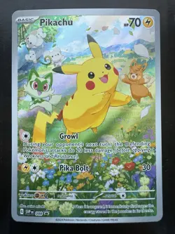 Pokemon Pikachu SVP 088 Black Star Promo Paldea Adventure Chest (NM) - Image 1