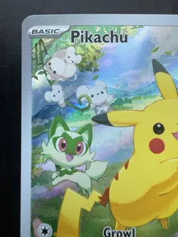 Pokemon Pikachu SVP 088 Black Star Promo Paldea Adventure Chest (NM) - Image 2