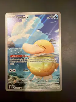 Pokemon TCG Psyduck 226/217 ASC Full Art Holo Rare Water Ability Card - Image 1