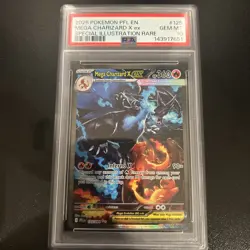 2025 POKEMON PFL SPECIAL ILLUSTRATION RARE #125 MEGA CHARIZARD X EX PSA 10 - Image 1