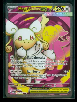 Pokemon MEGA AUDINO EX 253/217 - Ascended Heroes - ULTRA RARE FULL ART - Image 1