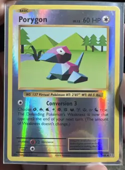 2016 Porygon 71/108 Reverse Holo XY Evolutions Pokemon TCG - Image 1