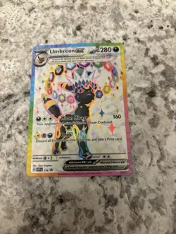 Pokemon Umbreon ex SVP176 Sv: Scarlet & Violet Promo Full Art Holo EX 280 HP - Image 1