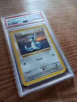 Pokemon Dratini Base Set Shadowless 26/102 PSA 3 Uncommon Wizards - Image 1